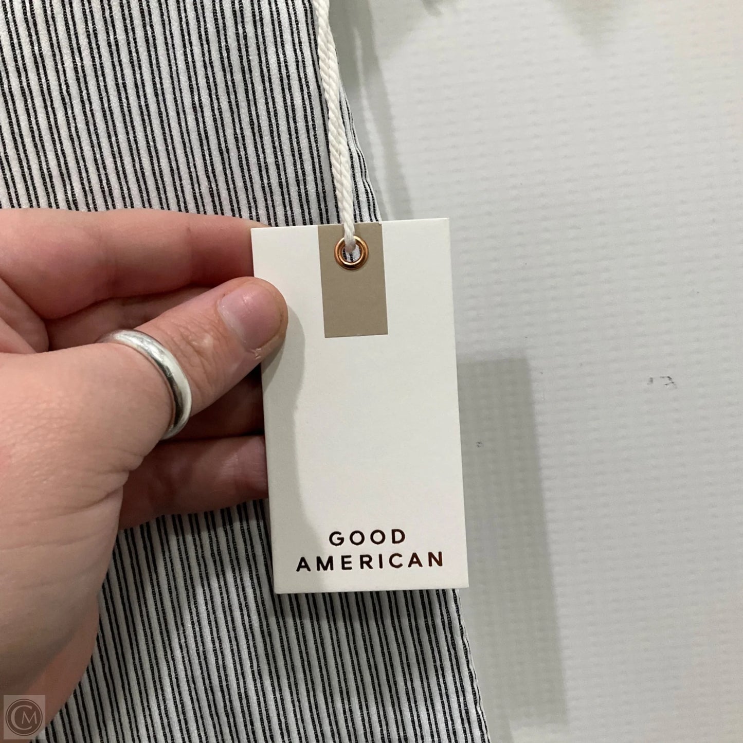 Pants Leggings By Good American In Striped Pattern, Size: 2