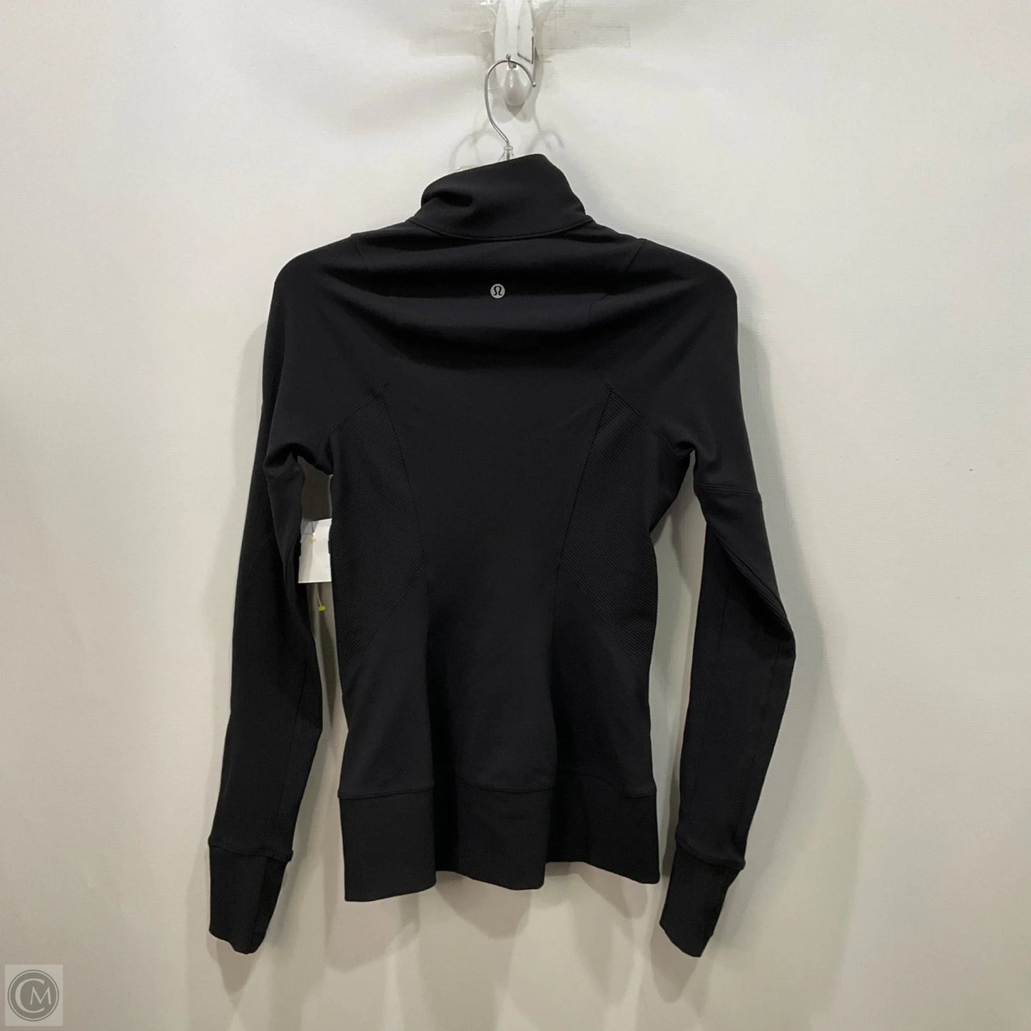 Athletic Jacket By Lululemon In Black, Size: 4