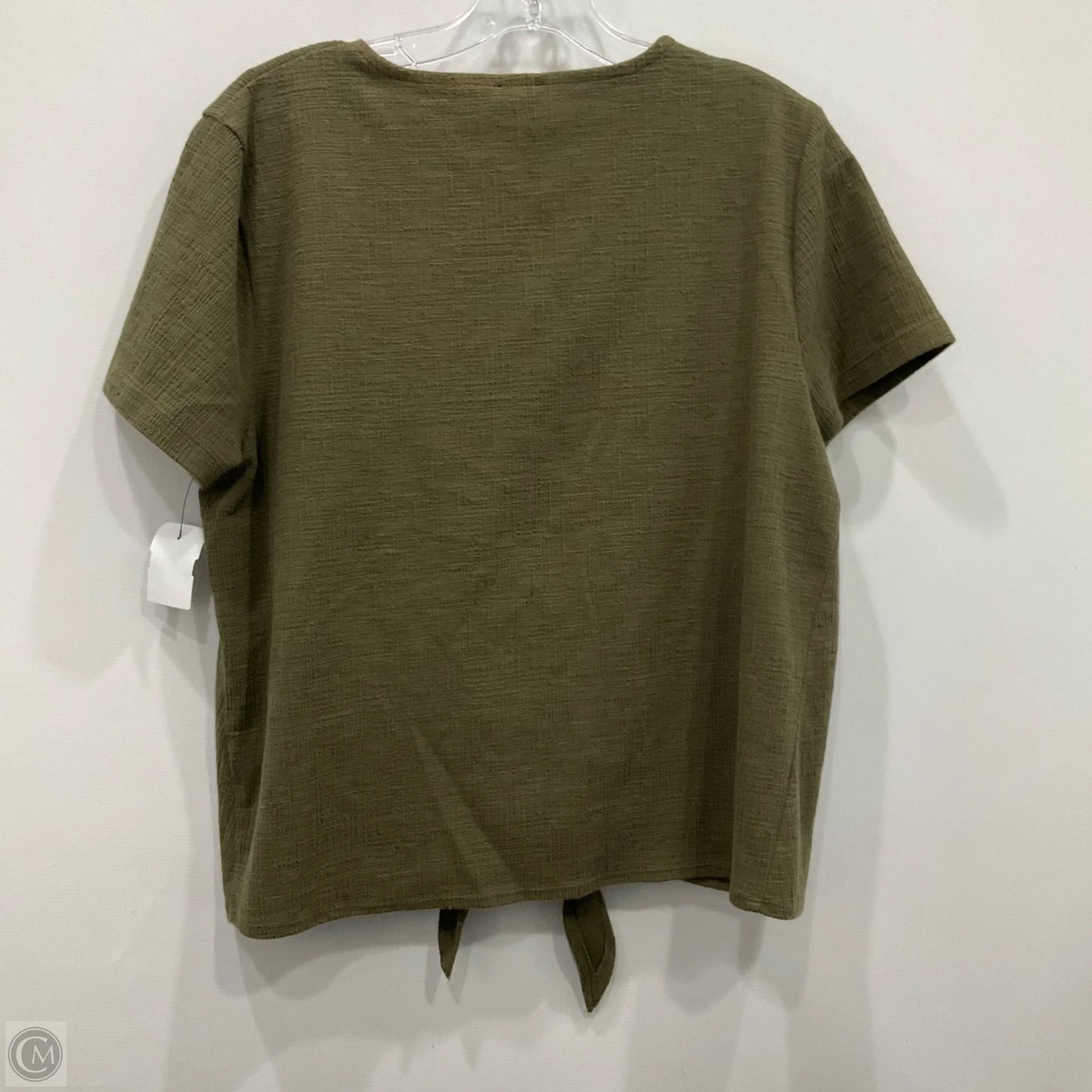 Top Short Sleeve By J. Crew In Green, Size: Xl