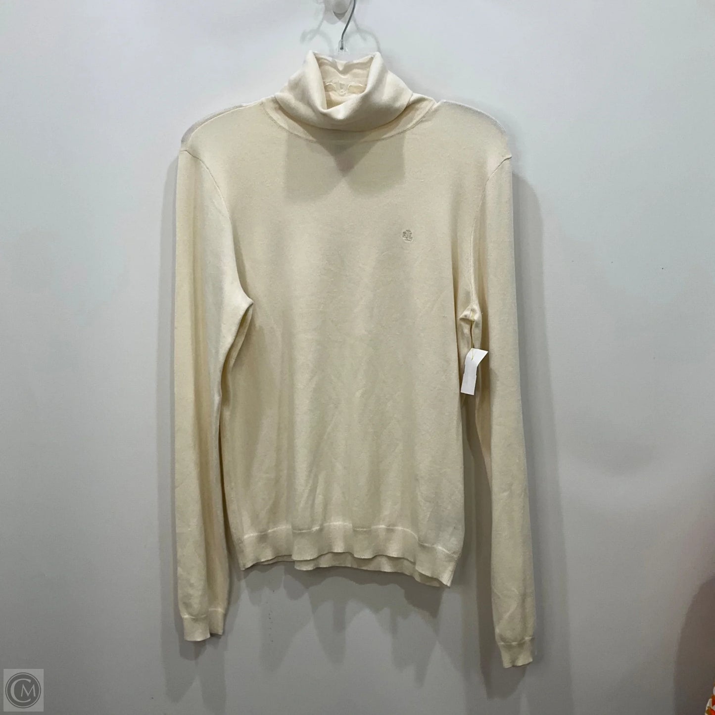 Sweater By Ralph Lauren In Cream, Size: M