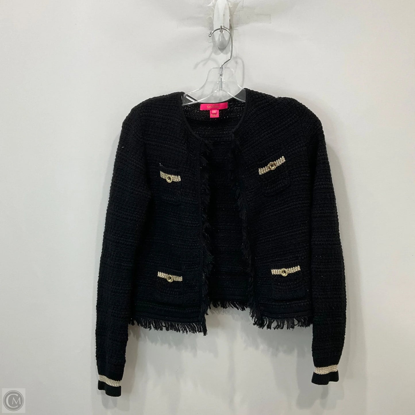 Cardigan Designer By Lilly Pulitzer In Black, Size: Xxs
