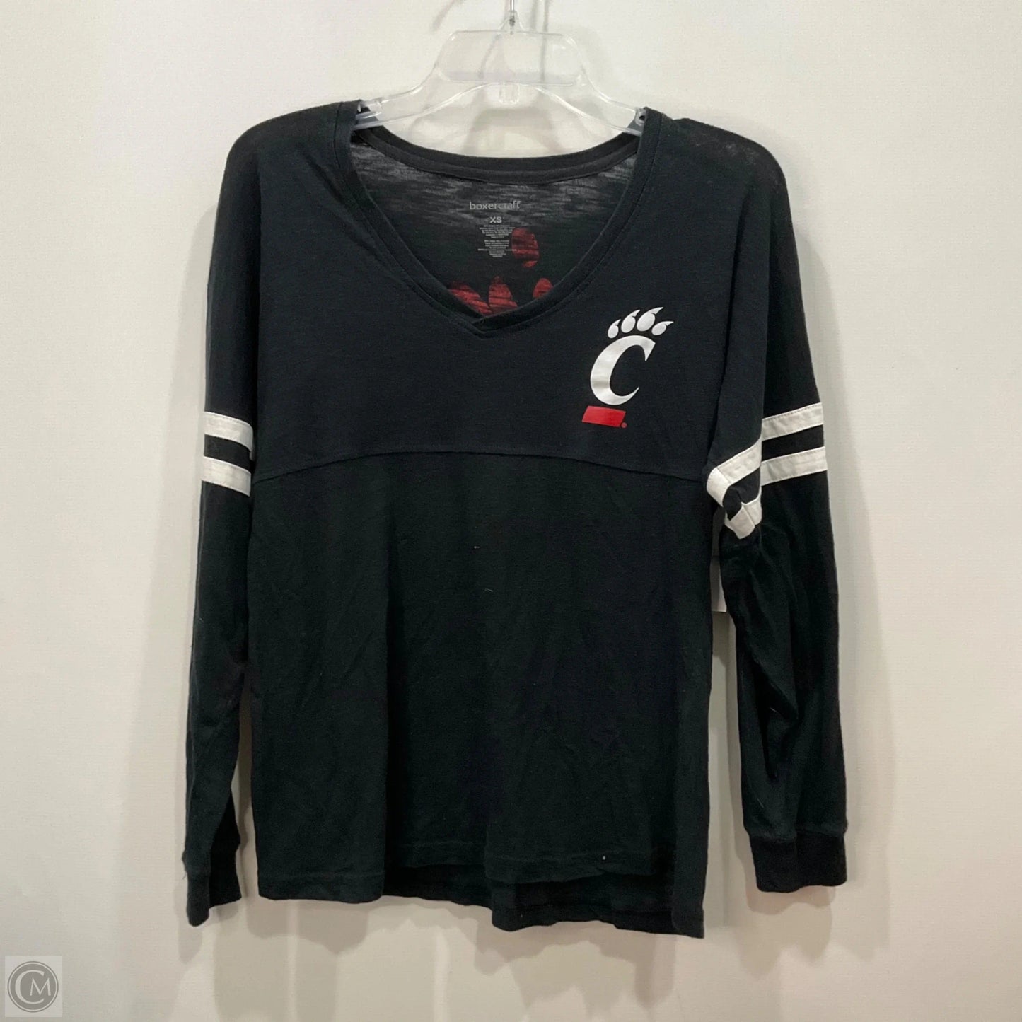 Top Long Sleeve By Boxercraft In Black, Size: Xs
