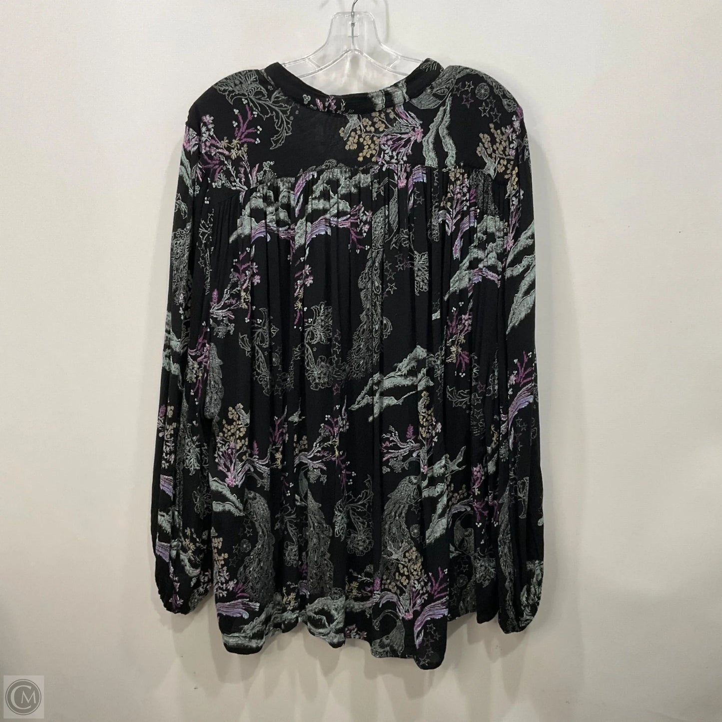 Top Long Sleeve By Free People In Black, Size: S
