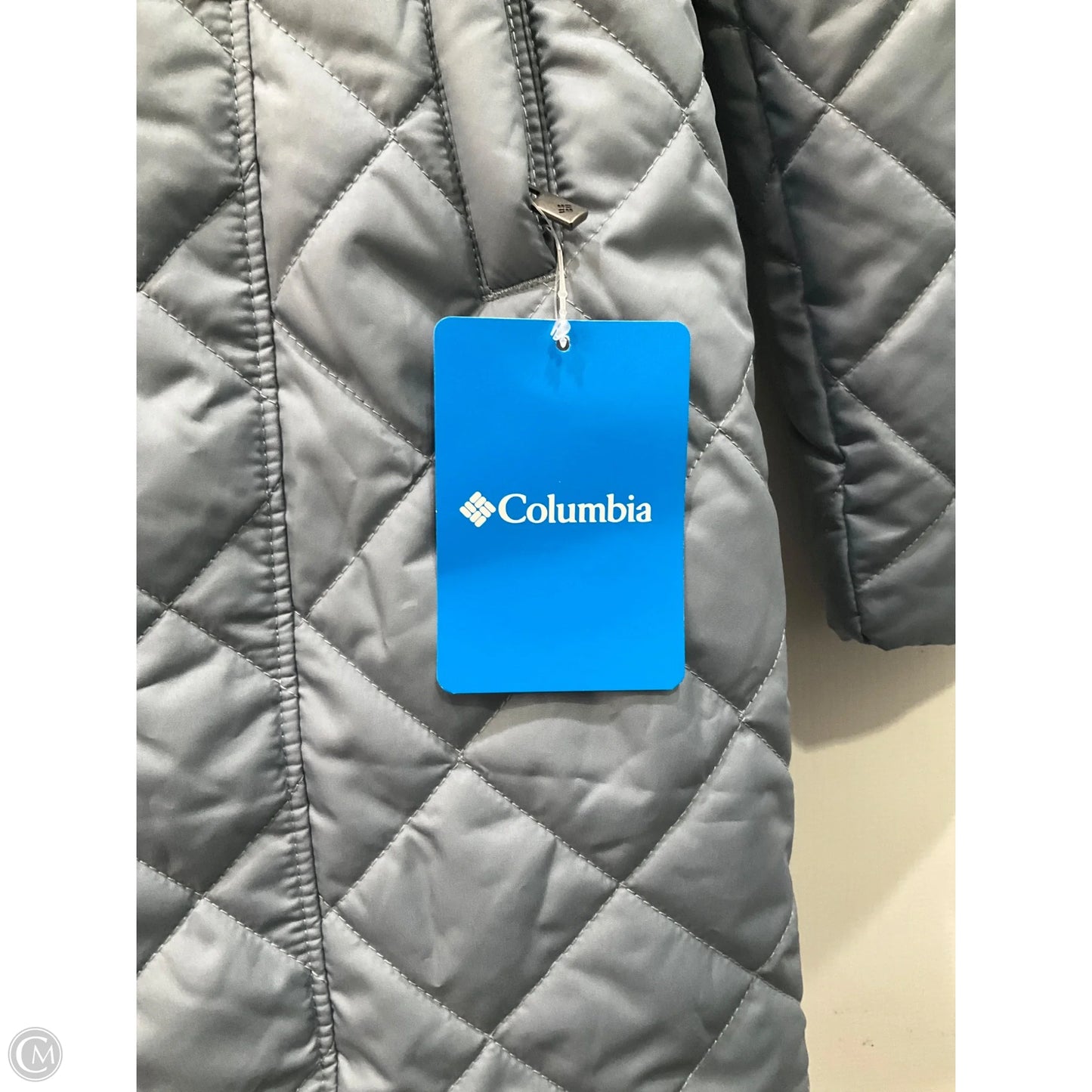 Jacket Puffer & Quilted By Columbia In Grey, Size: M