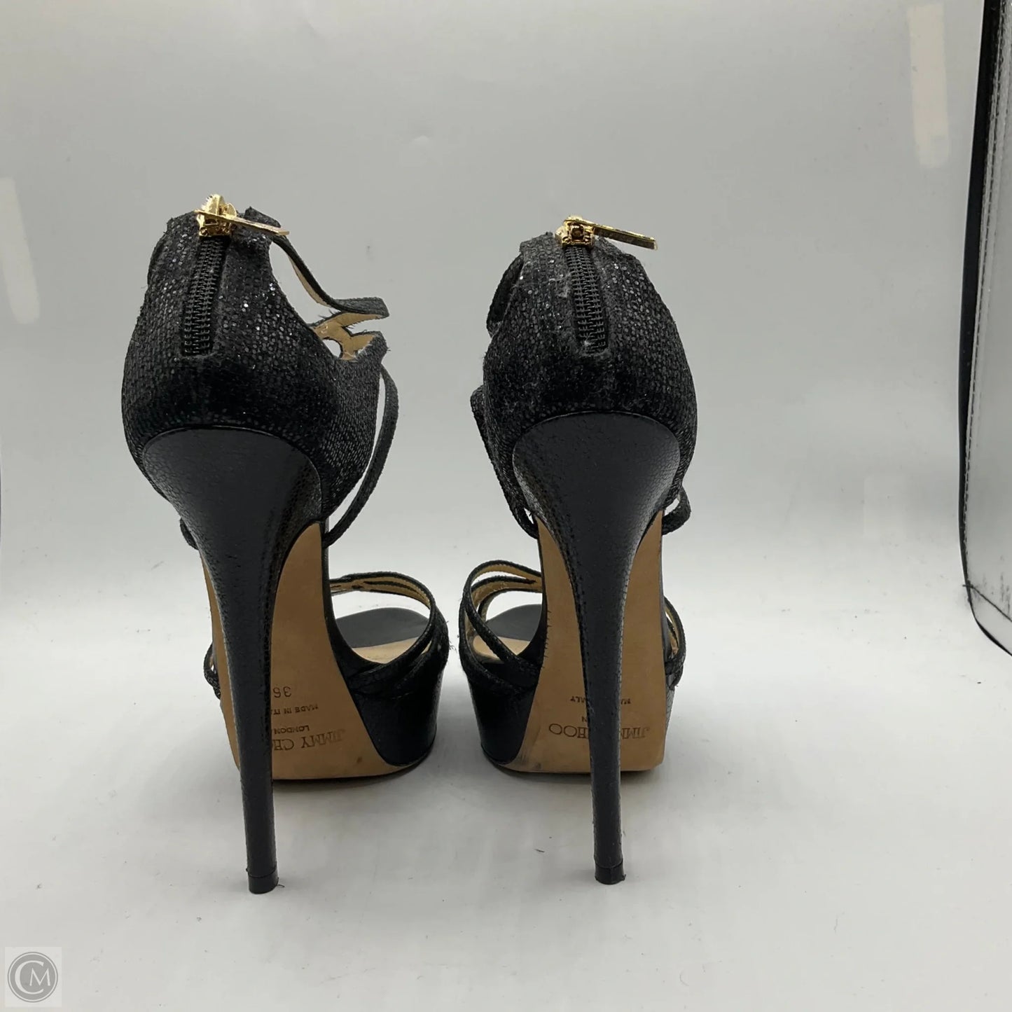 Shoes Luxury Designer By Jimmy Choo In Black, Size: 6