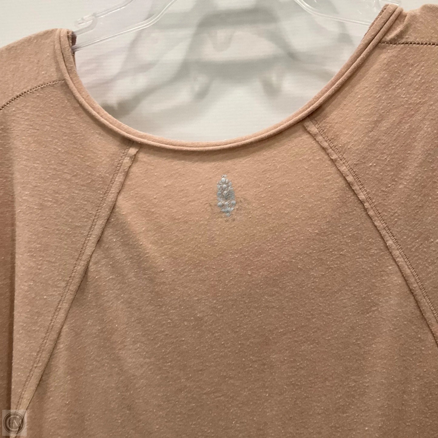 Top Short Sleeve By Free People In Orange, Size: M
