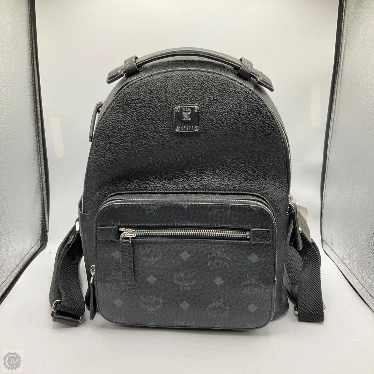 Backpack Luxury Designer By Mcm, Size: Medium