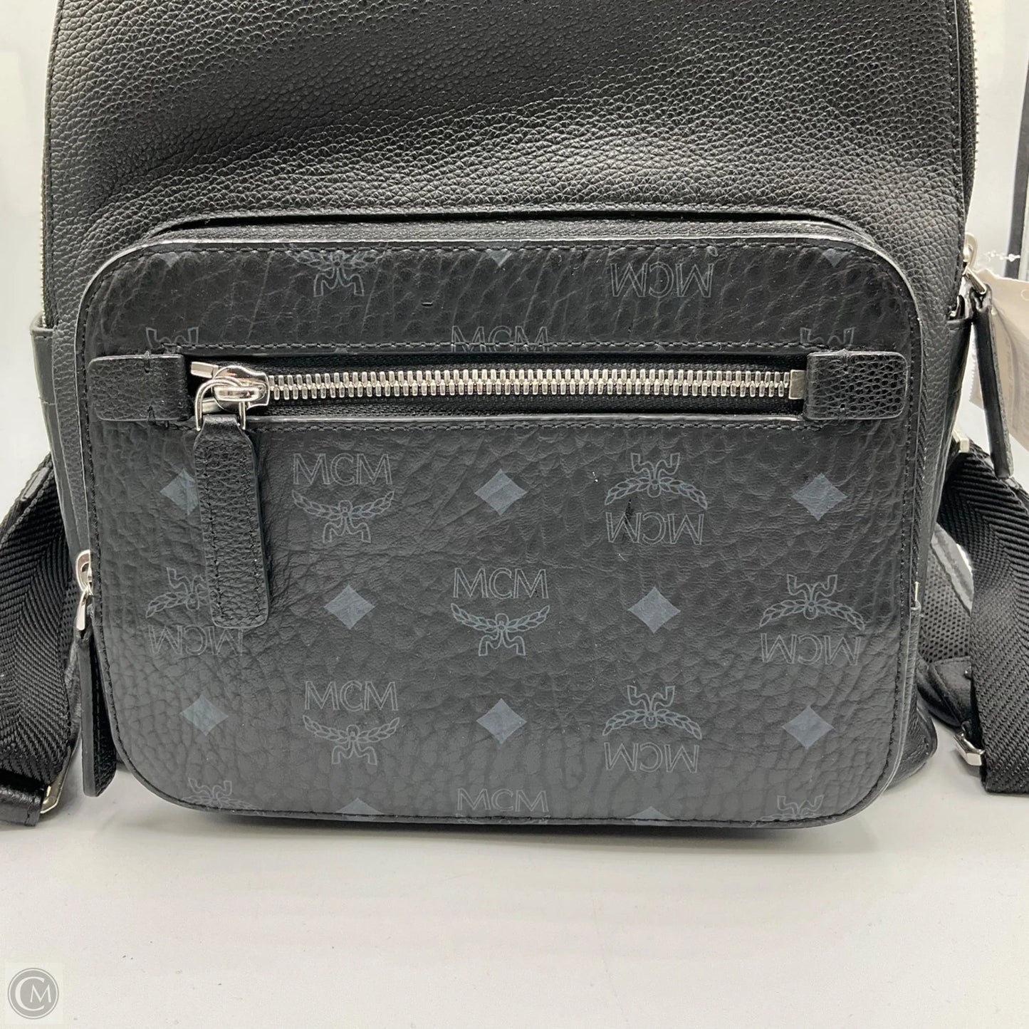 Backpack Luxury Designer By Mcm, Size: Medium