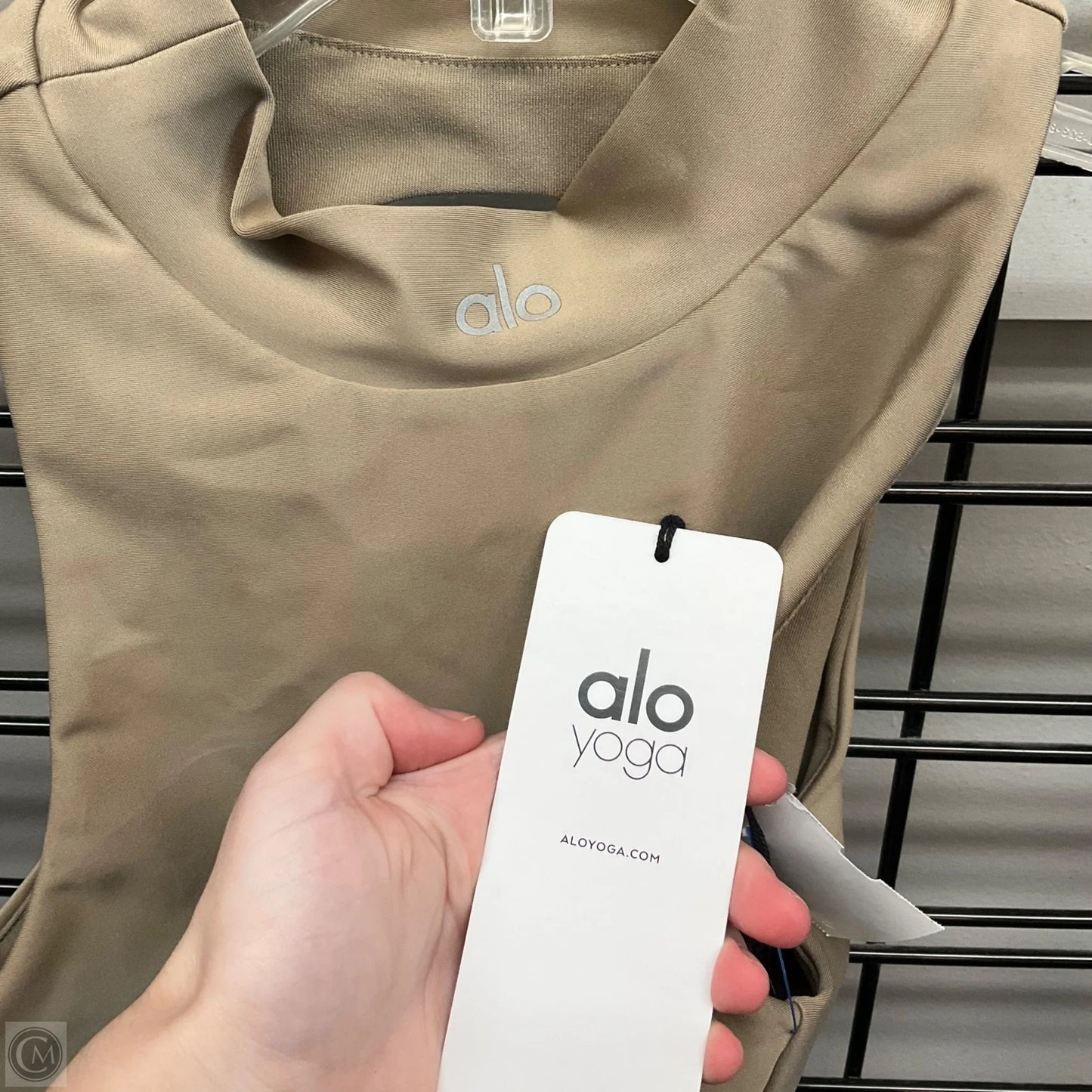 NWT Athletic Tank Top By Alo In Beige, Size: S