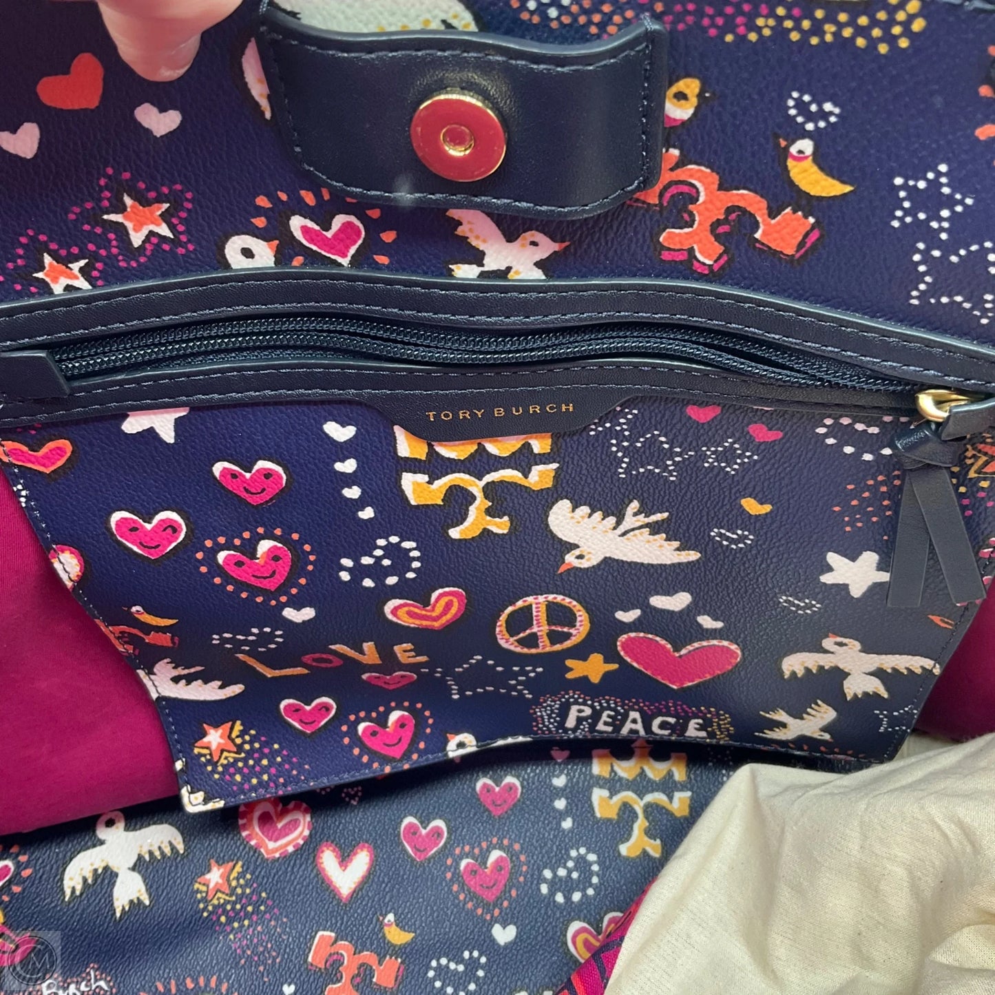 Handbag Designer By Tory Burch, Size: Large