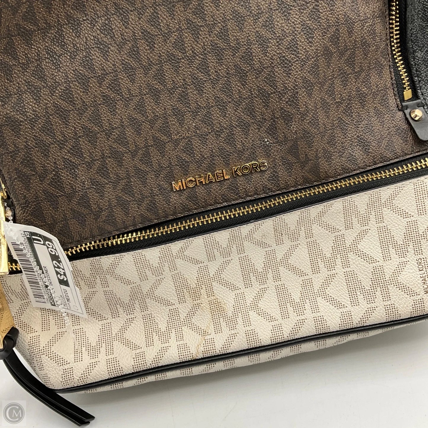 Backpack Designer By Michael Kors, Size: Medium