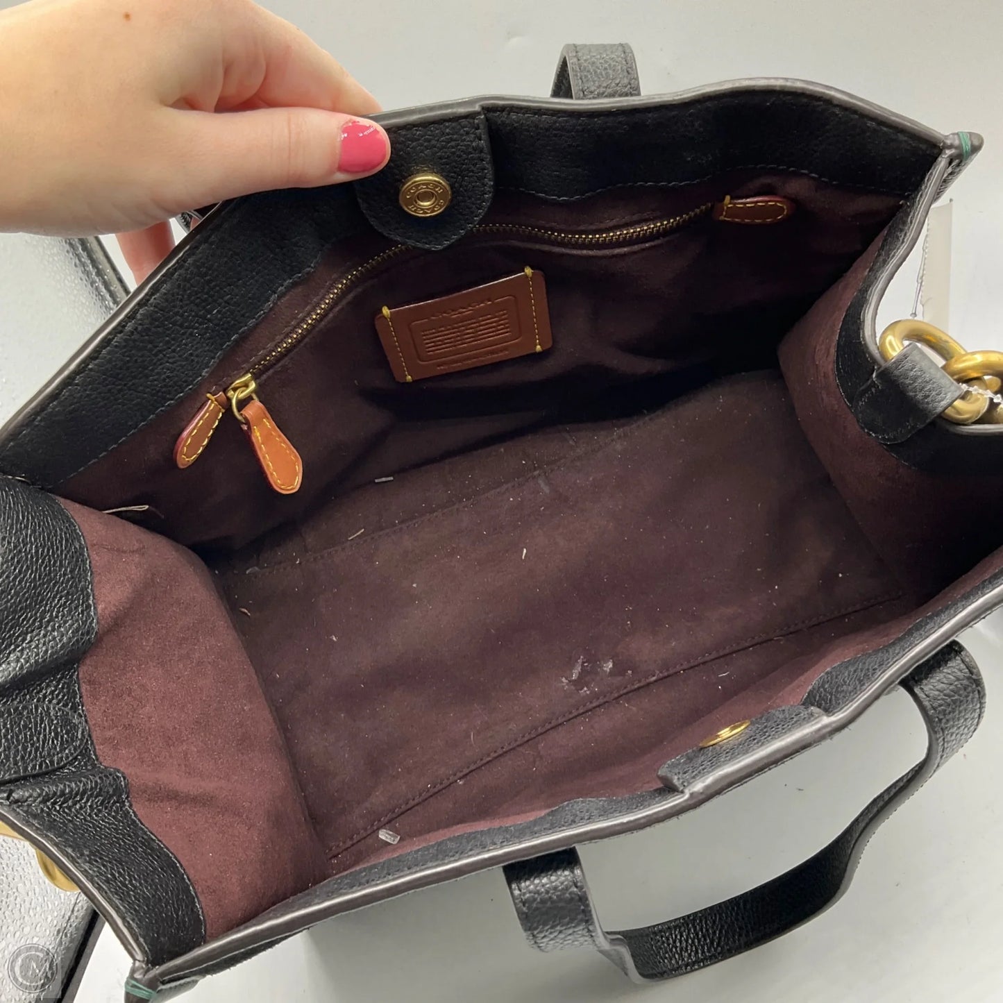 Crossbody Designer By Coach, Size: Large