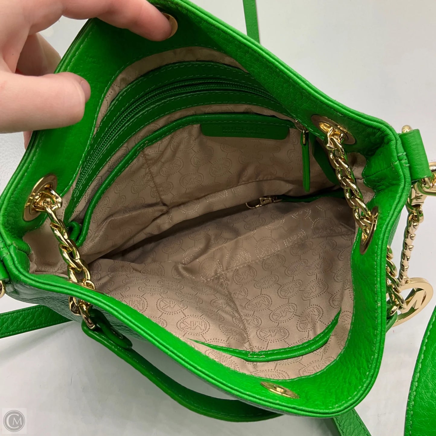 Crossbody Designer By Michael Kors, Size: Medium