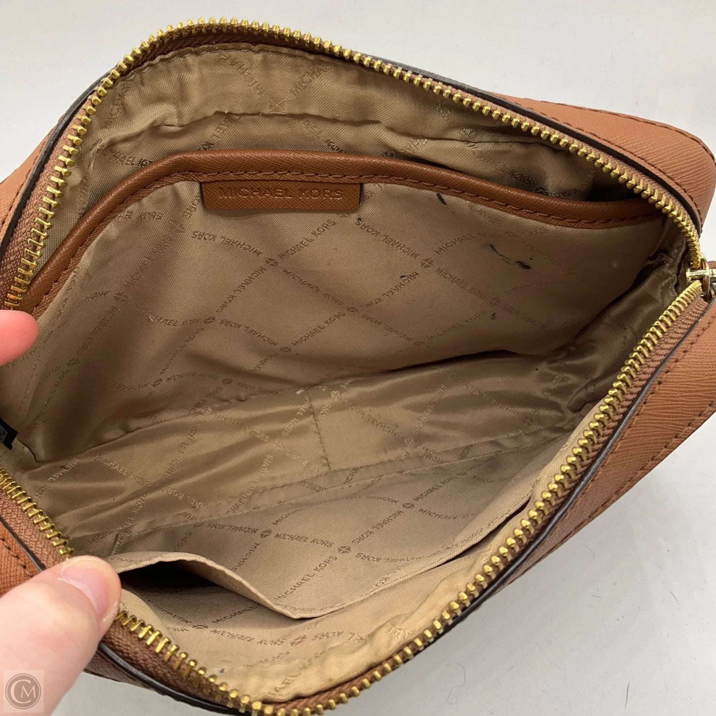 Crossbody Designer By Michael Kors, Size: Medium