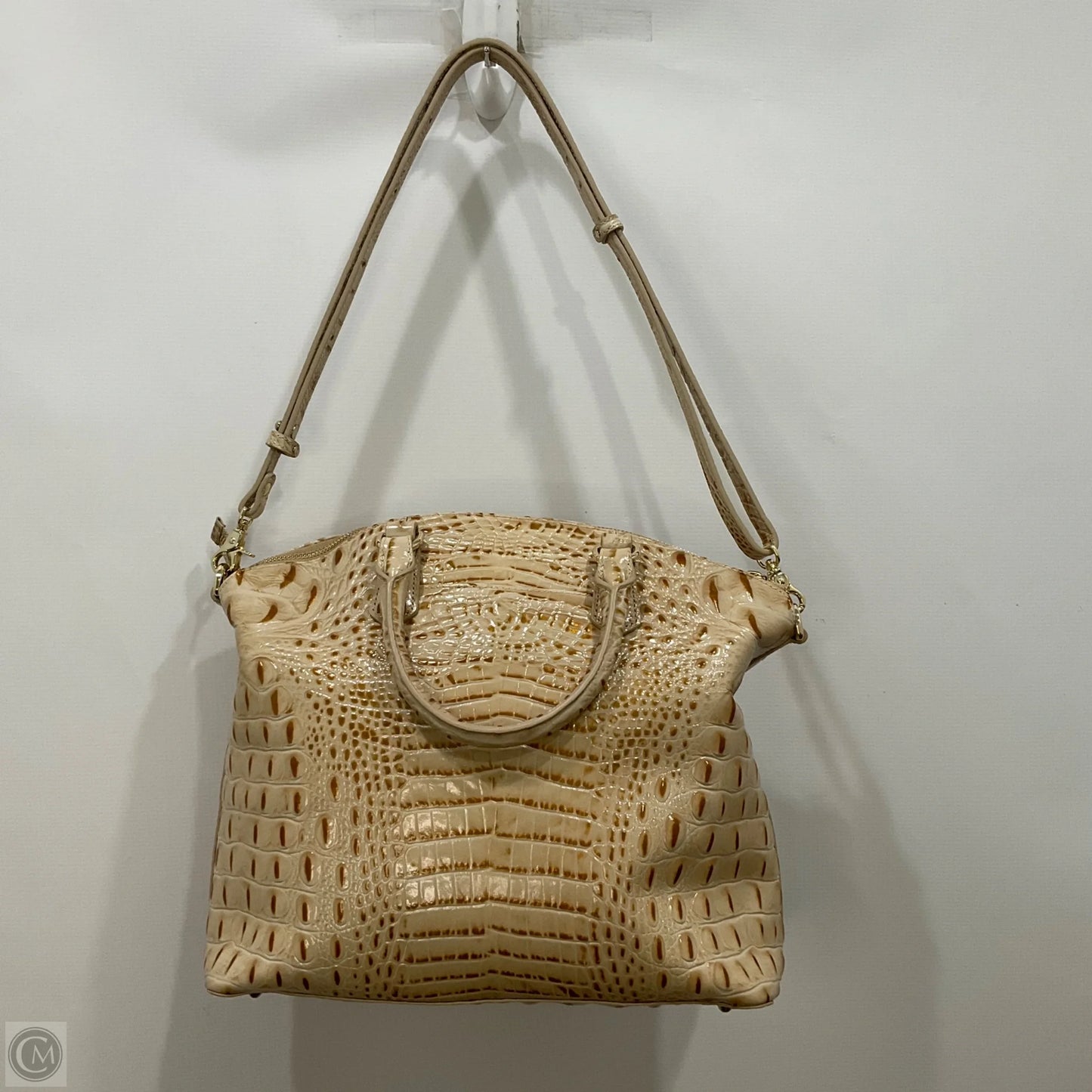 Handbag Designer By Brahmin, Size: Large