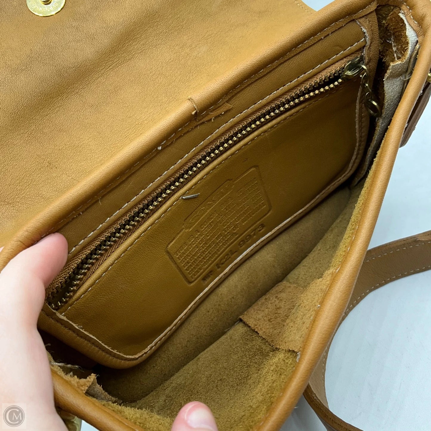 Crossbody Designer By Coach, Size: Small