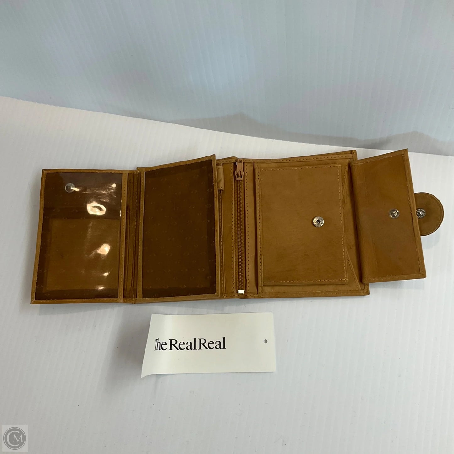Wallet Luxury Designer By Armani, Size: Medium
