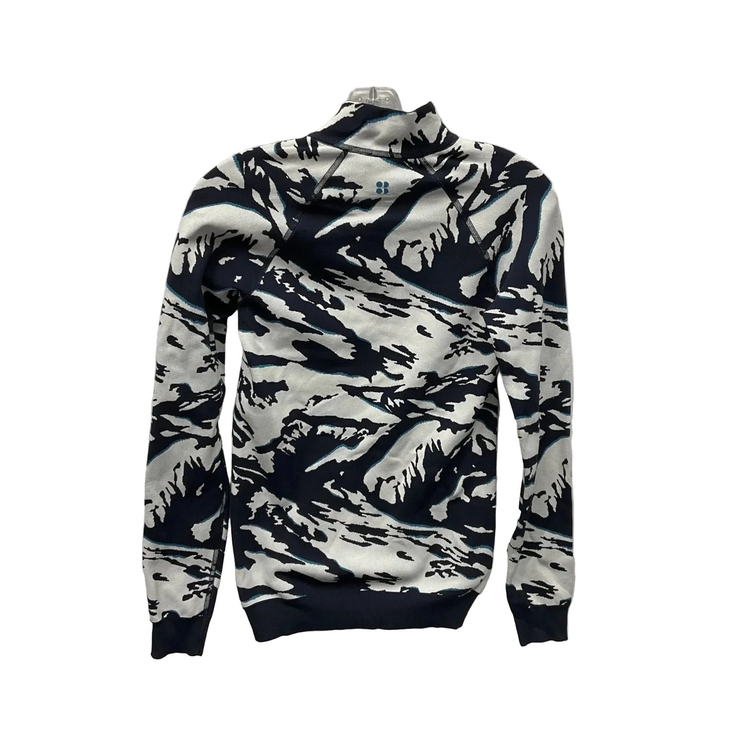 Athletic Jacket By Sweaty Betty In Blue & White, Size: S