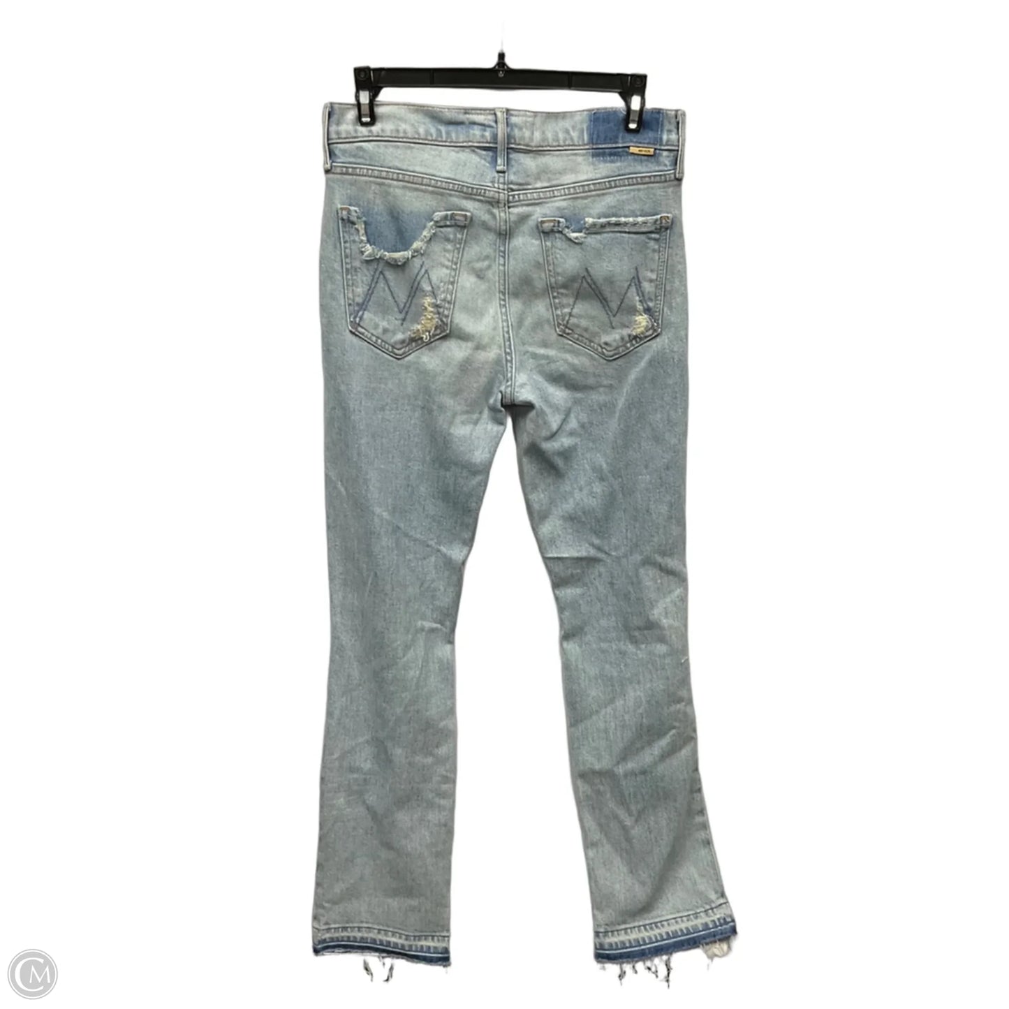 Jeans Straight By Mother In Blue Denim, Size: 2