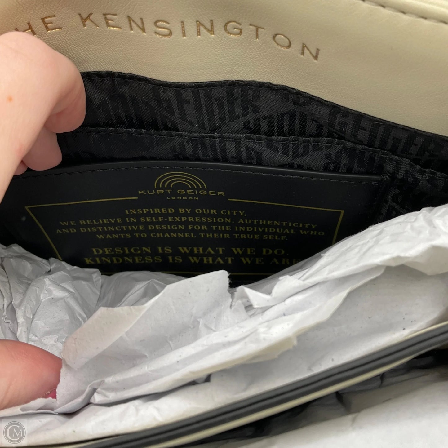 Handbag Designer By Kurt Geiger, Size: Large