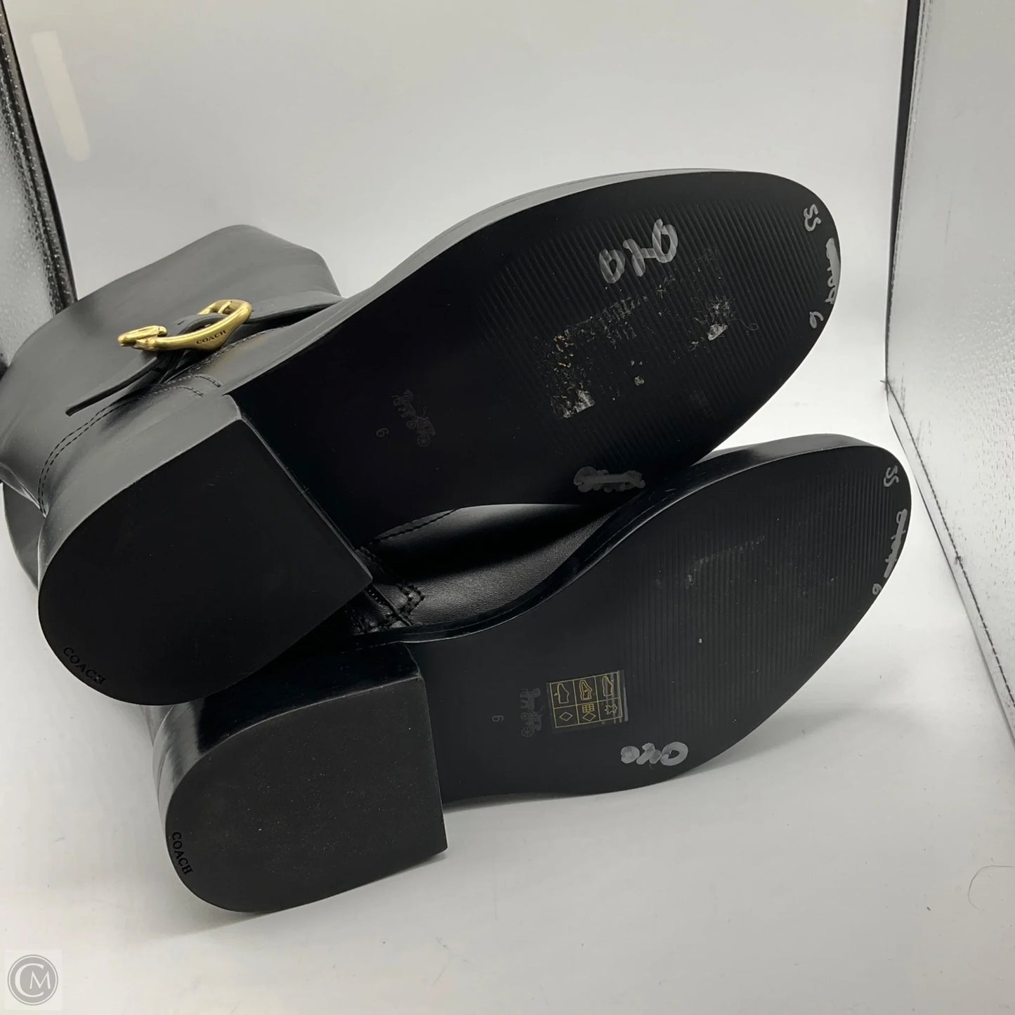 Boots Designer By Coach In Black, Size: 6