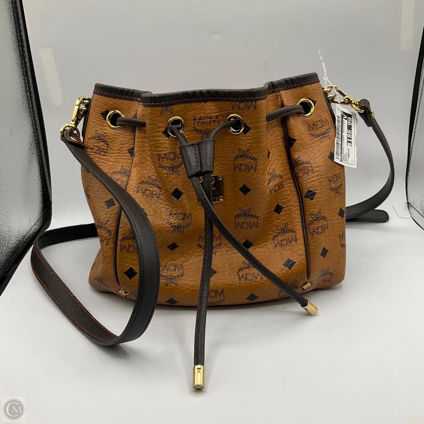 Crossbody Luxury Designer By Mcm, Size: Medium