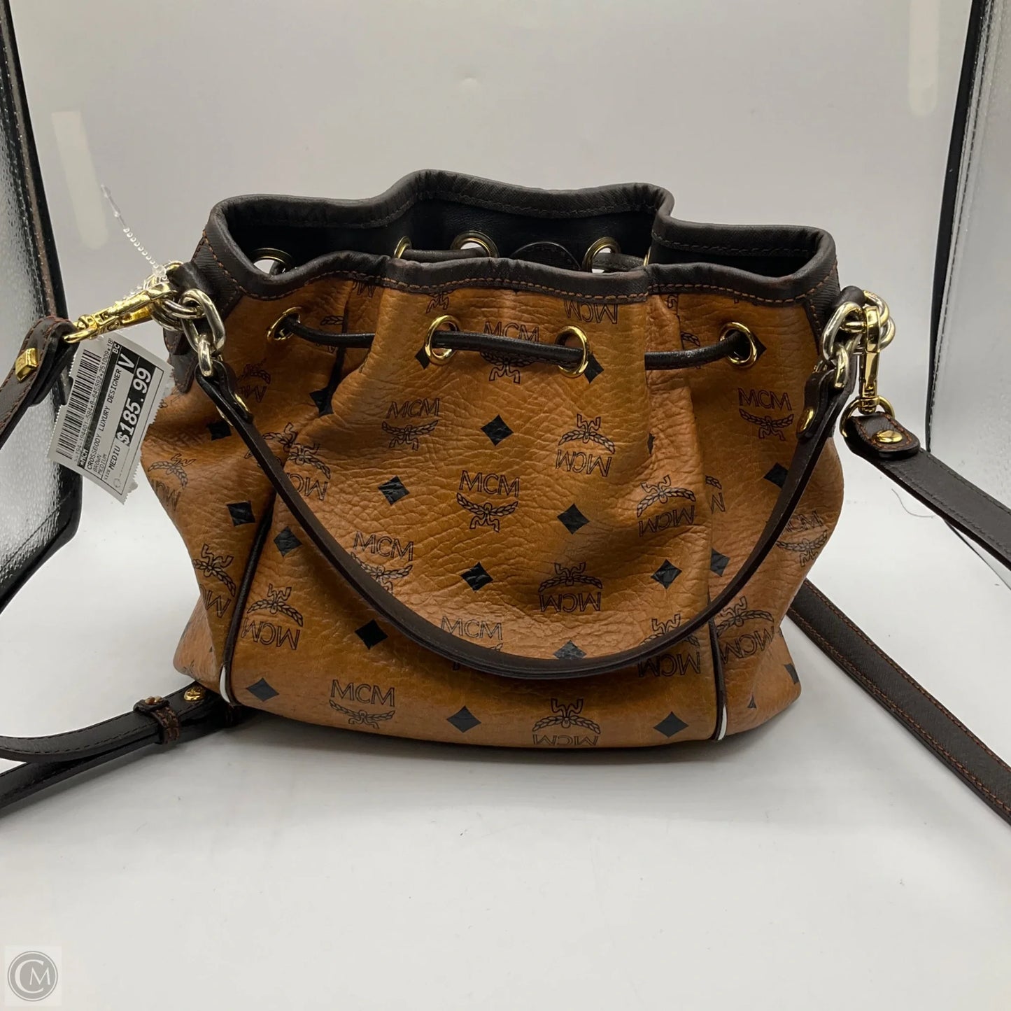 Crossbody Luxury Designer By Mcm, Size: Medium