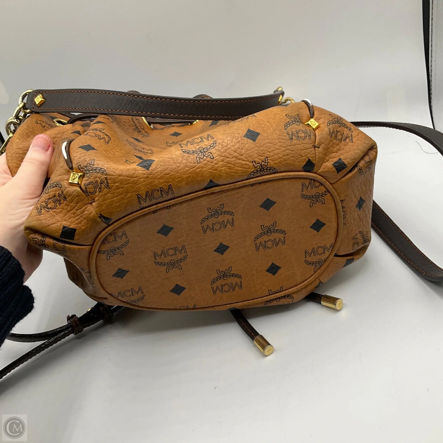Crossbody Luxury Designer By Mcm, Size: Medium