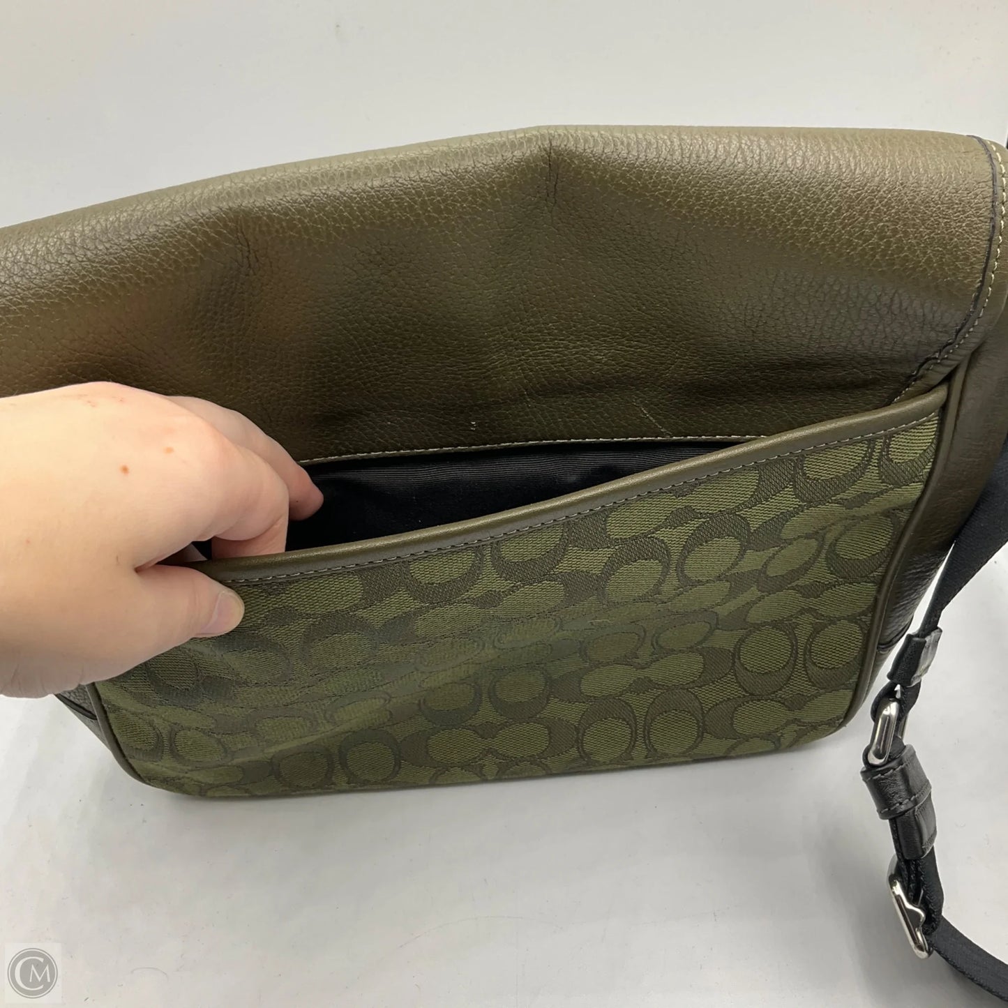 Crossbody Designer By Coach, Size: Medium