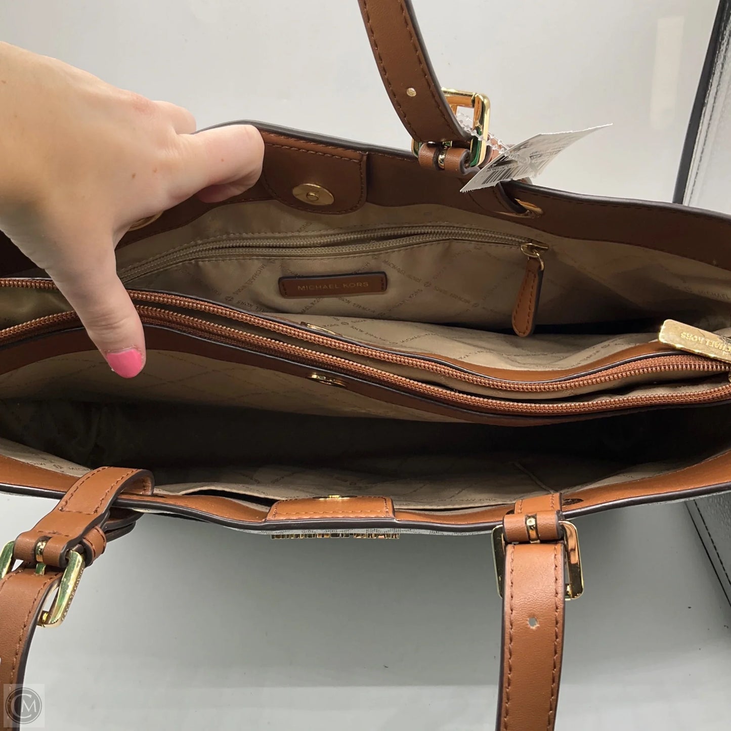 Handbag Designer By Michael Kors, Size: Large