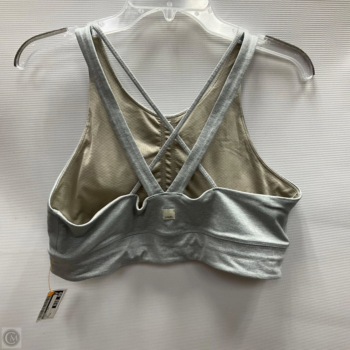 Athletic Bra By Vuori In Grey, Size: Xl