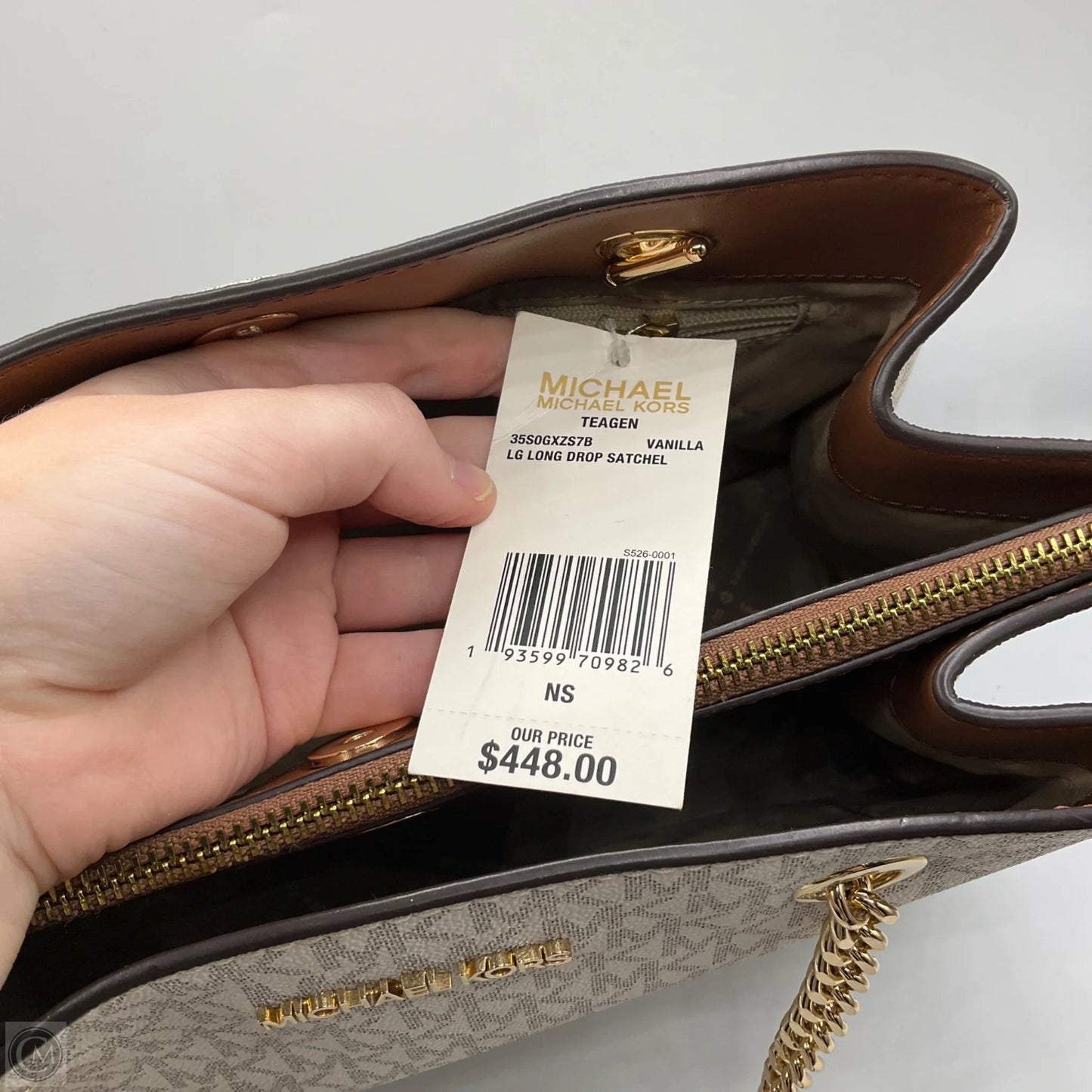 Handbag Designer By Michael Kors, Size: Medium