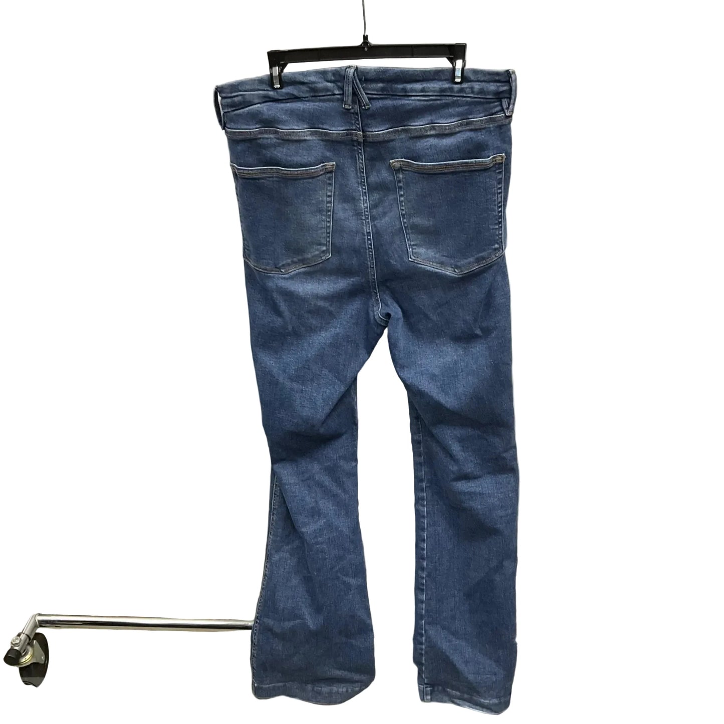 Jeans Wide Leg By Good American In Blue, Size: 16