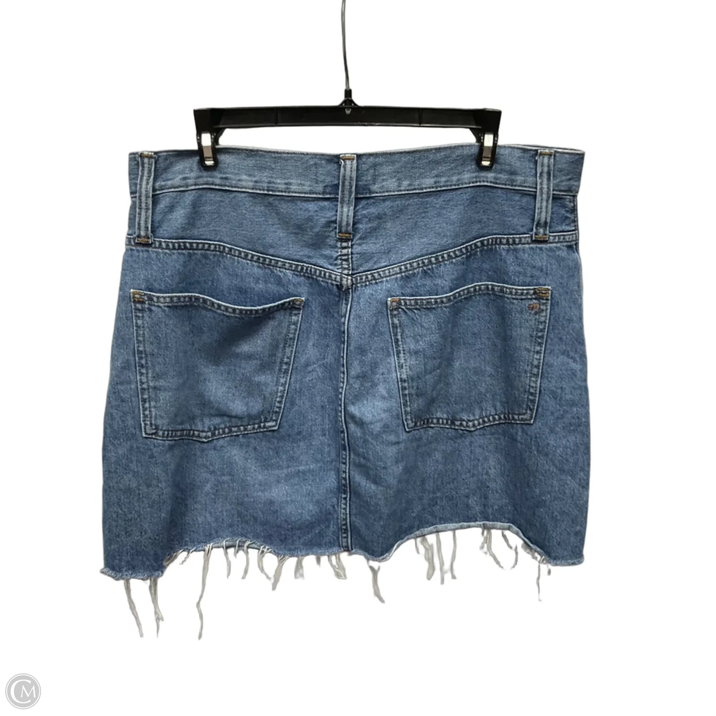 Skirt Mini & Short By Madewell In Blue Denim, Size: 12