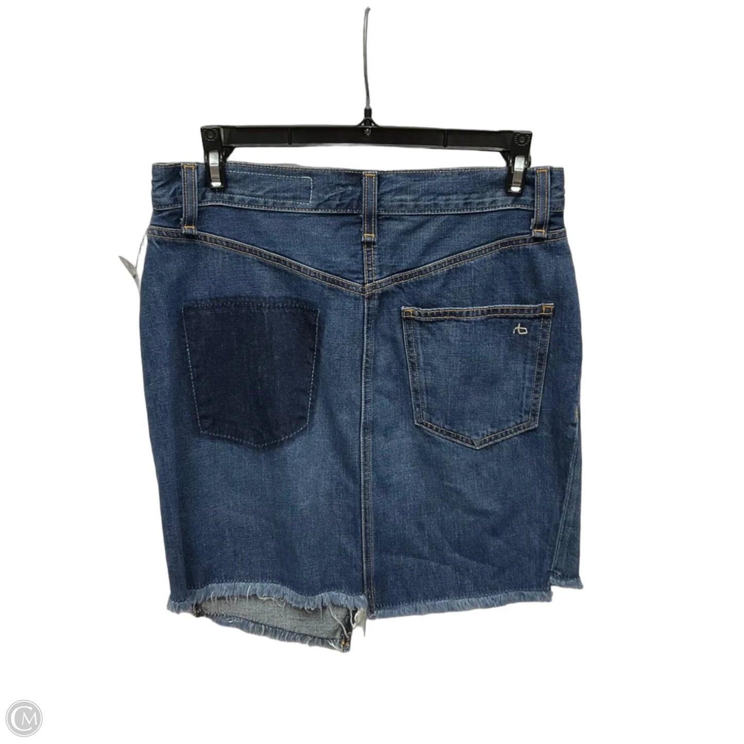 Skirt Midi By Rag And Bone In Blue Denim, Size: 2