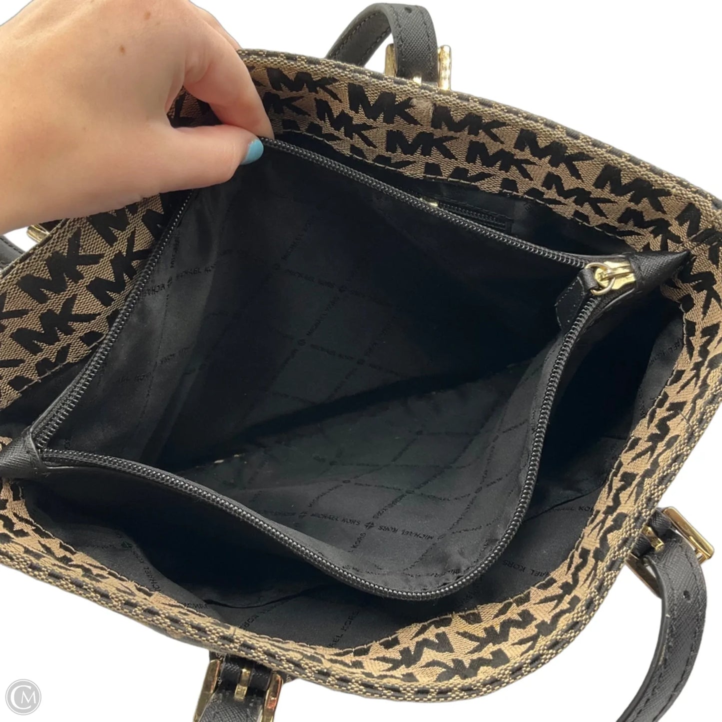 Handbag Designer By Michael Kors, Size: Medium