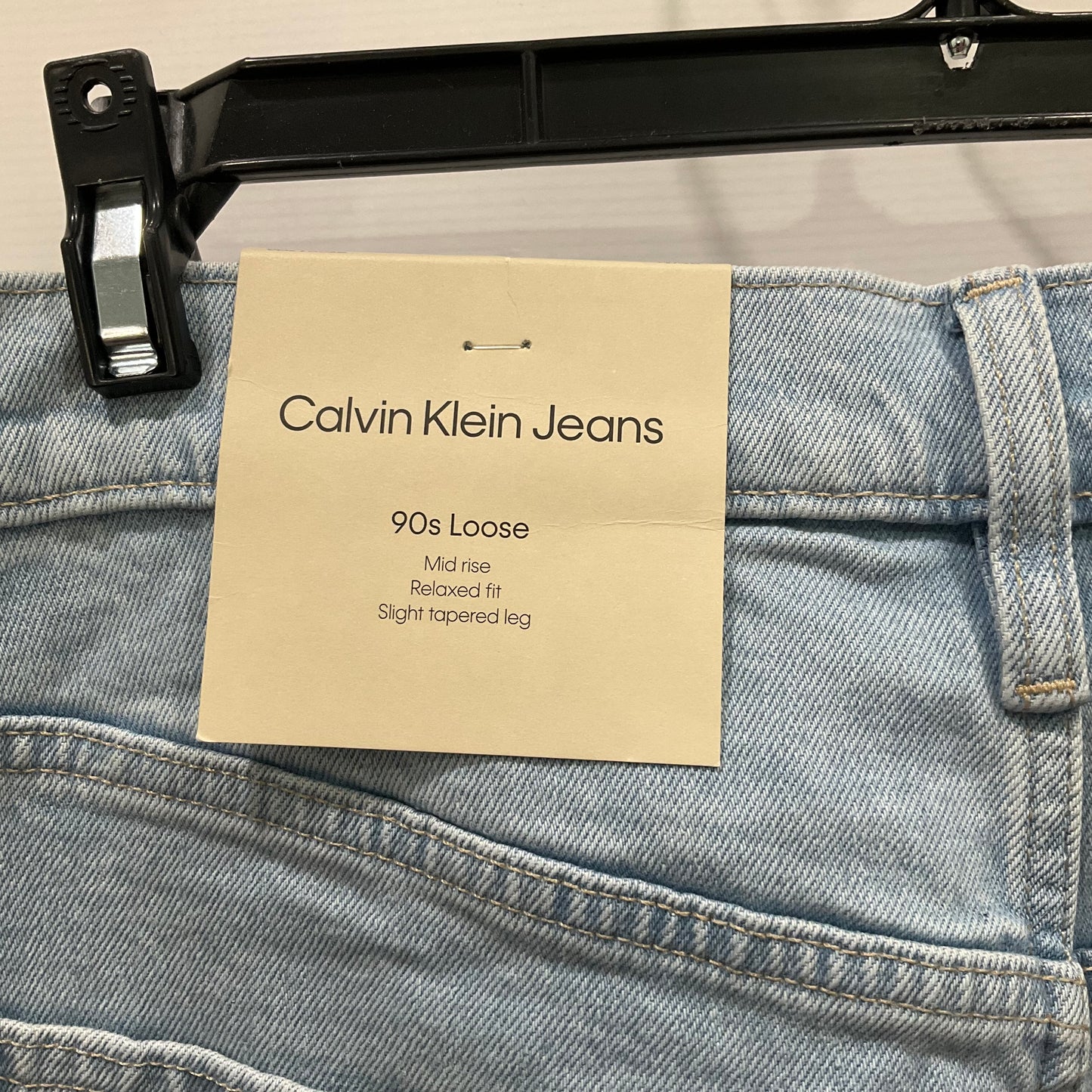 Jeans Straight By Calvin Klein In Blue, Size: 6
