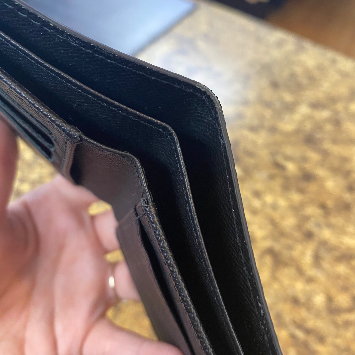 Wallet Luxury Designer By Louis Vuitton In Blue & Grey, Size:Medium