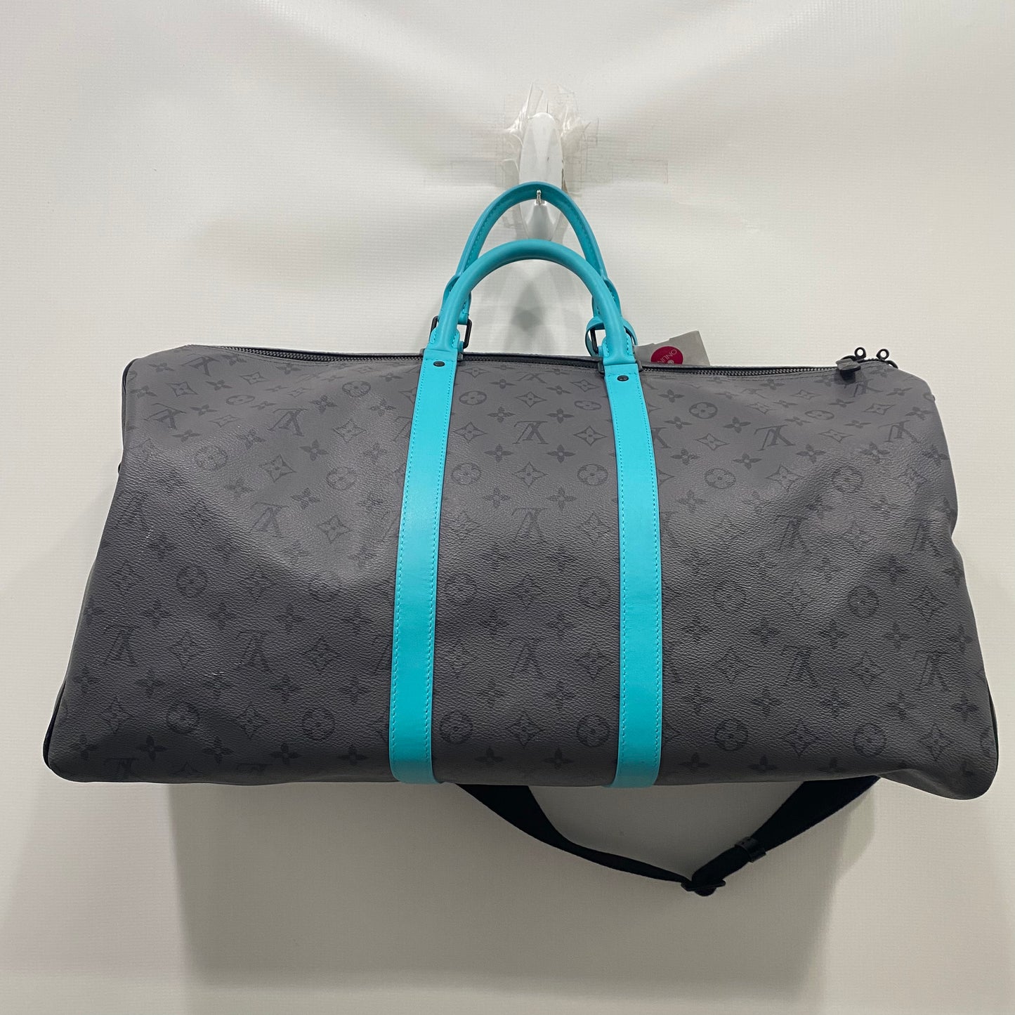 HANDBAG LUXURY DESIGNER by LOUIS VUITTON In BLACK & BLUE, Size: LARGE