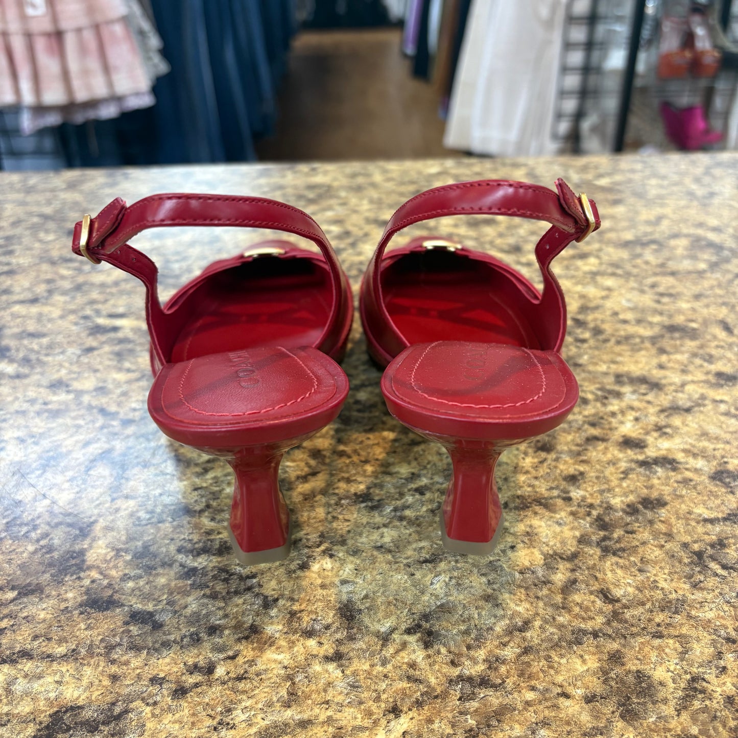 SHOES DESIGNER by COACH In RED, Size: 10