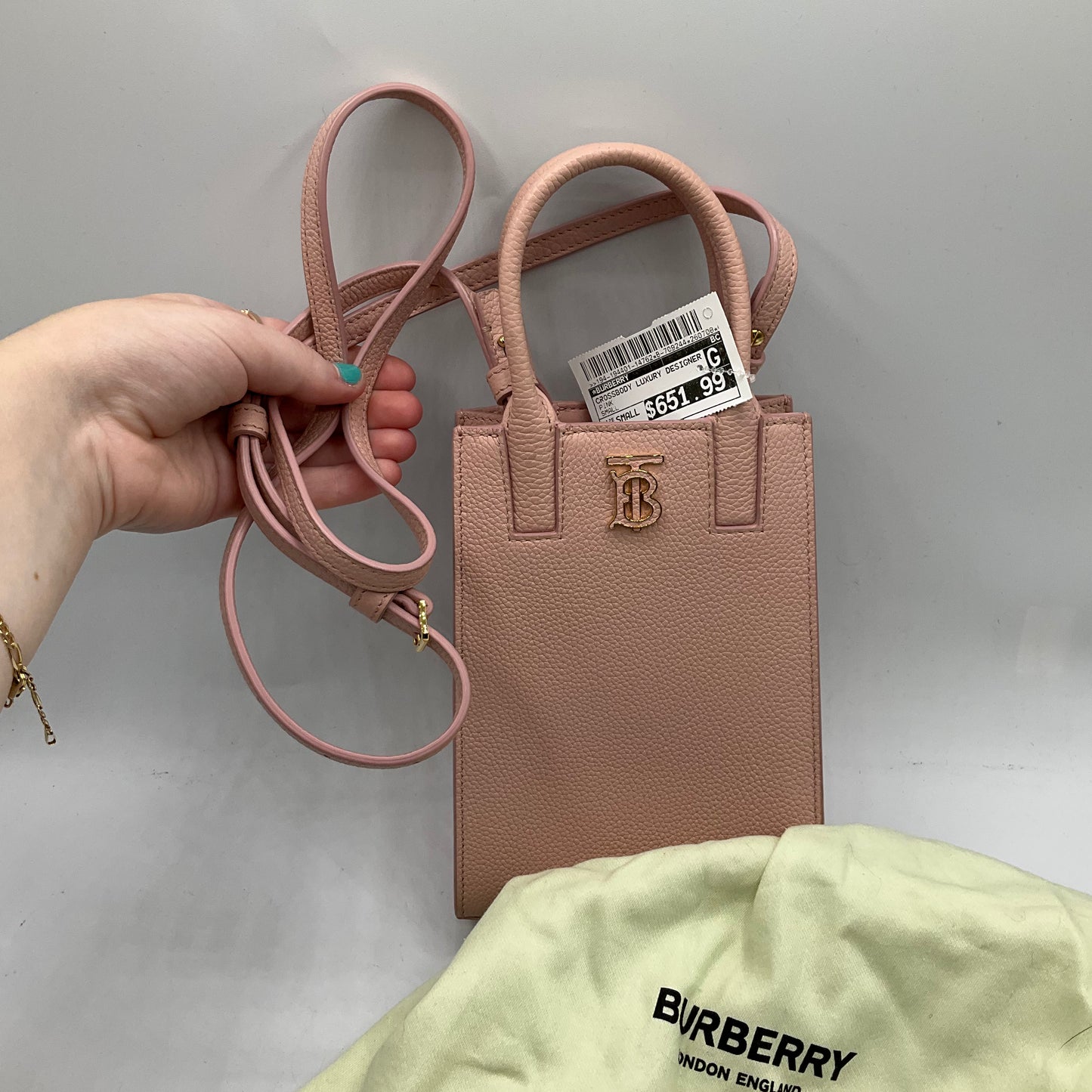 Crossbody Luxury Designer By Burberry, Size: Small