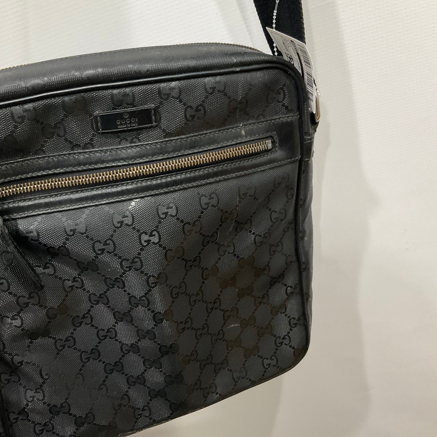 Crossbody Luxury Designer By Gucci In Black, Size:Medium