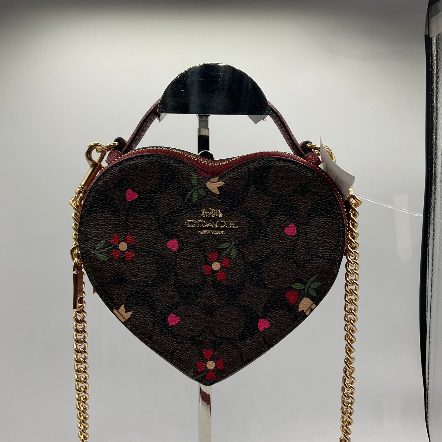 CROSSBODY DESIGNER by COACH In BROWN & RED, Size: SMALL