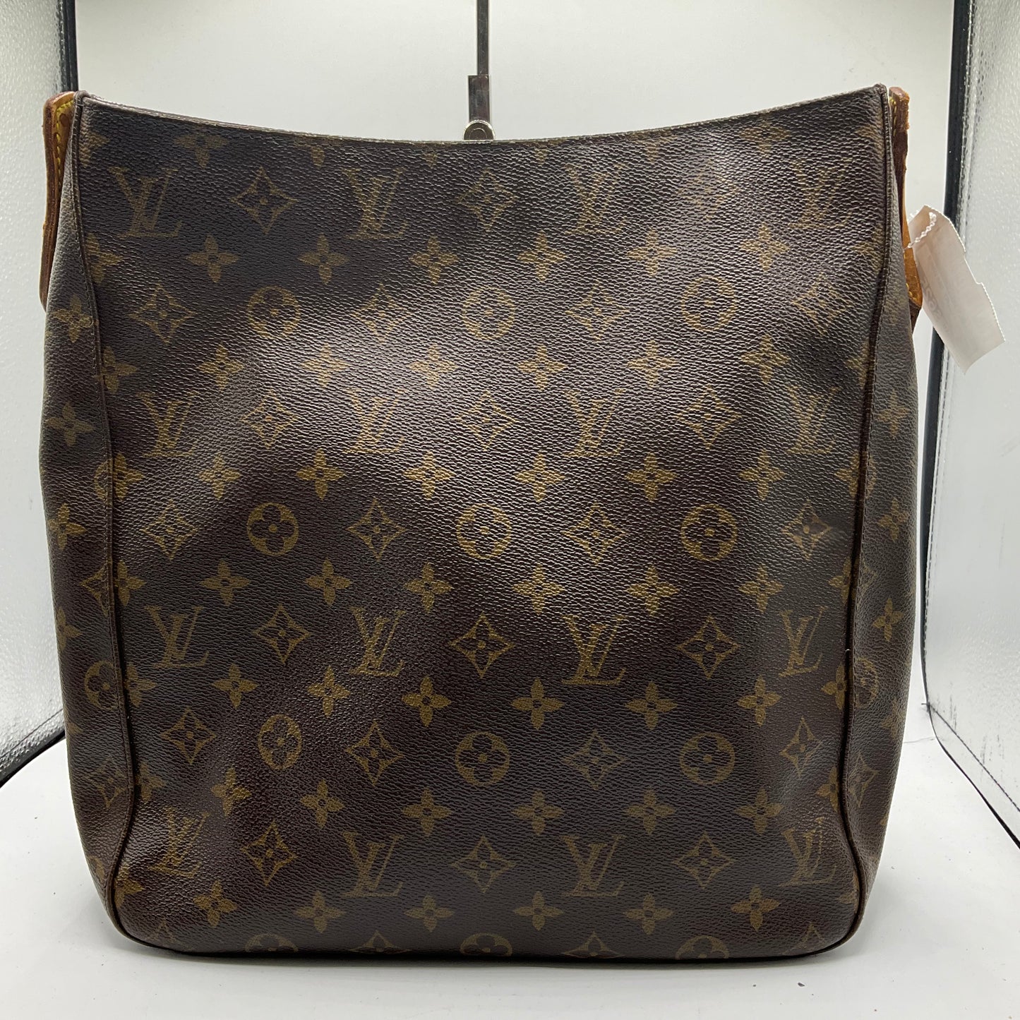 Handbag Luxury Designer By Louis Vuitton In Brown, Size:Medium