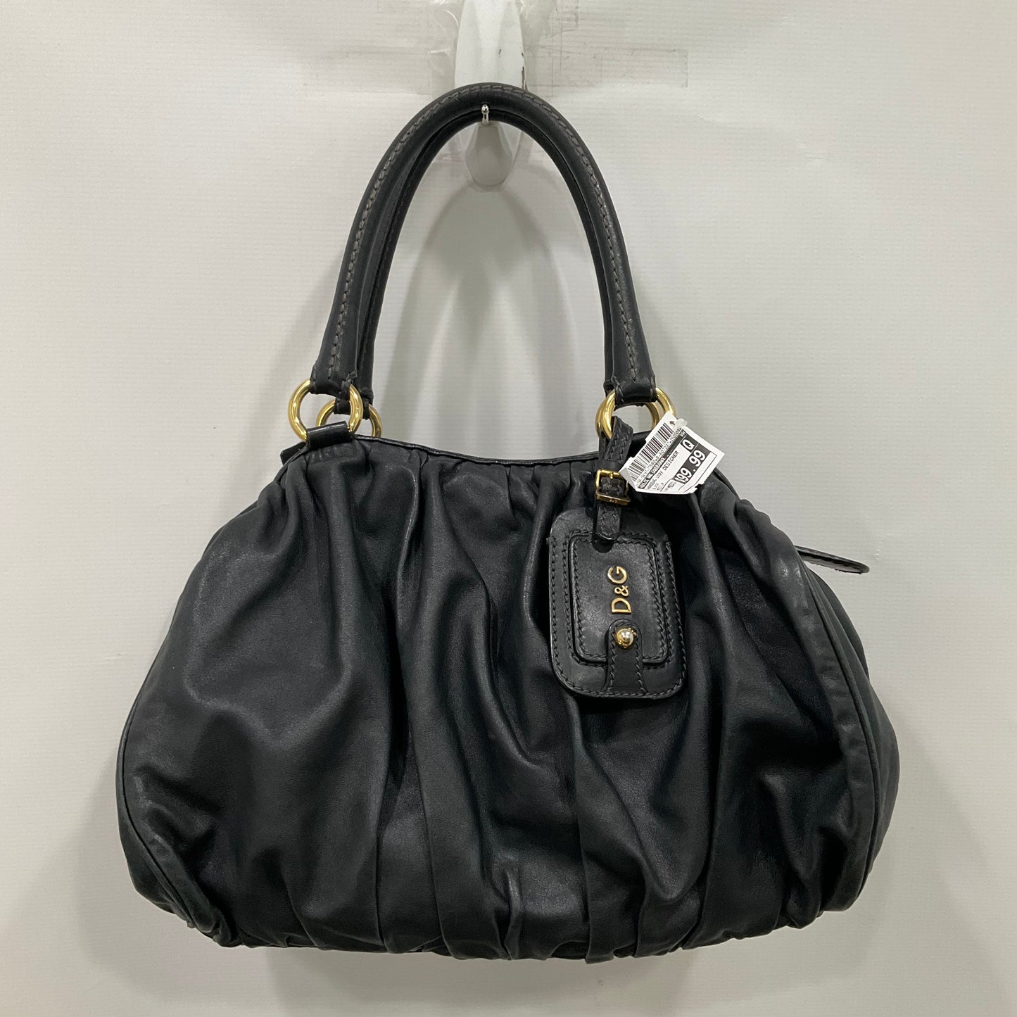 Handbag Luxury Designer By Dolce And Gabbana In Black, Size:Medium