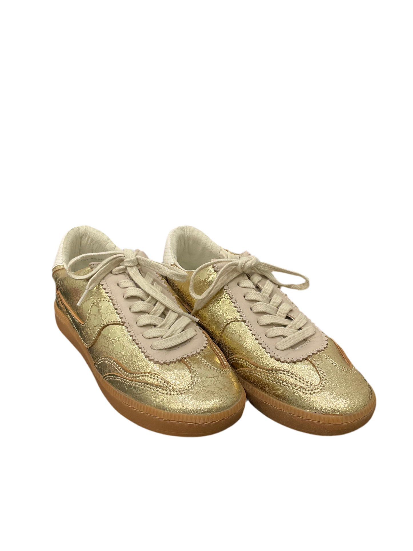 Shoes Sneakers By Dolce Vita In Gold, Size: 7