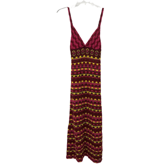 Dress Casual Midi By Zara In Multi-colored, Size: S