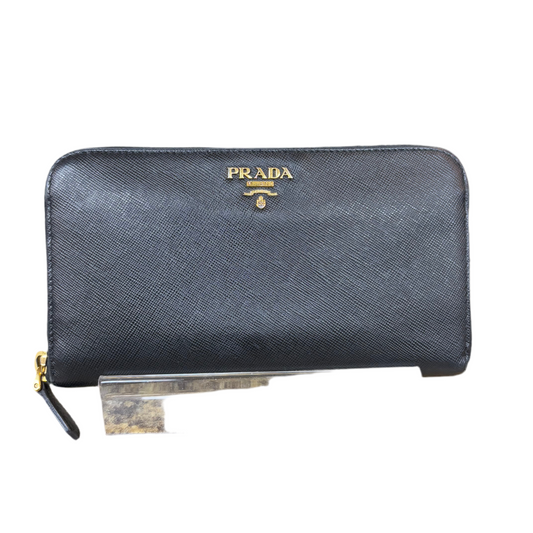 Wallet Luxury Designer By Prada, Size: Medium