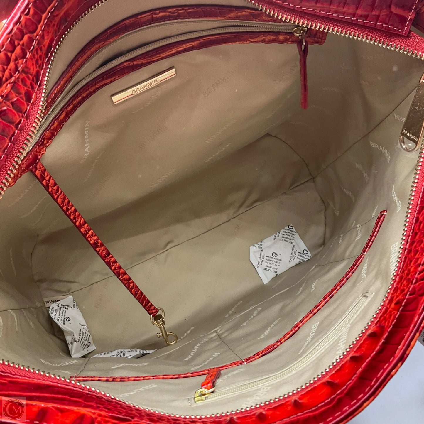 Handbag Designer By Brahmin, Size: Medium
