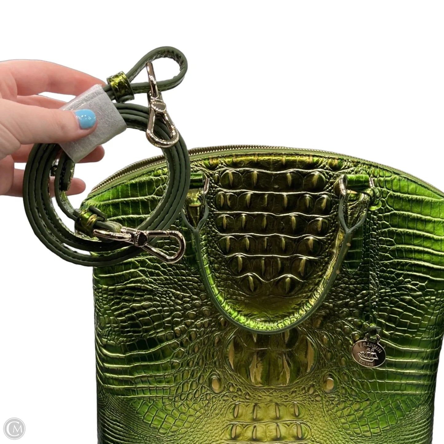 Handbag Designer By Brahmin, Size: Medium